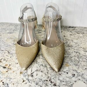 I. Miller Glitter and Rhinestone Heels